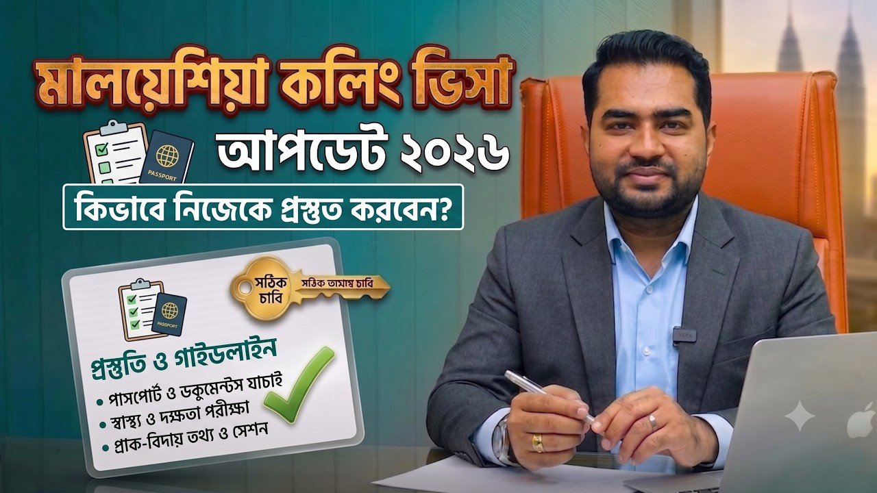 মালয়েশিয়া কলিং ভিসা আপডেট ২০২৬ | কীভাবে নিজেকে প্রস্তুত করবেন?